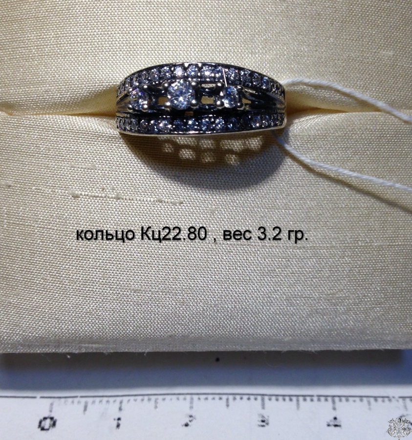 Кольцо Кц22.80, вес 3.2 гр